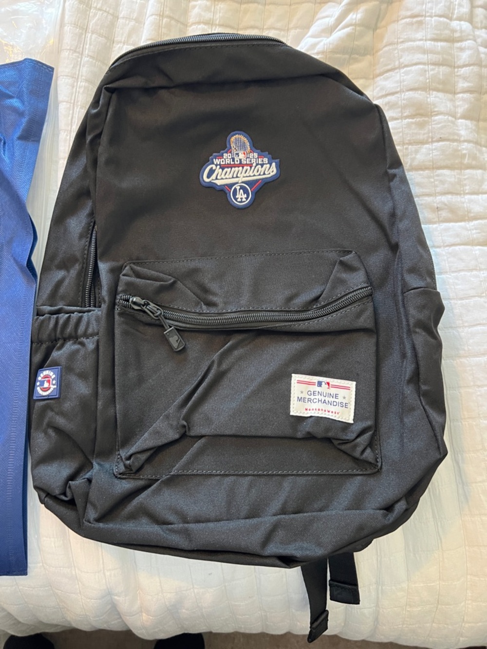 Montana West Black Backpack with LA 2025 Champions Patch